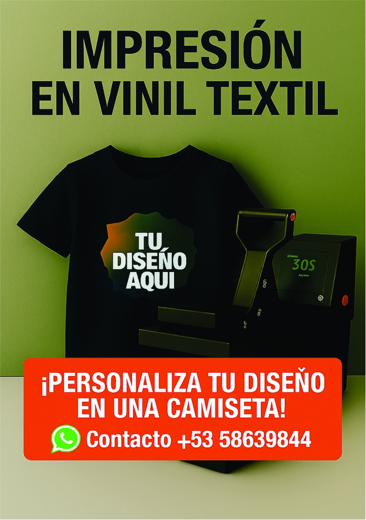 Servicio Impresión Pulover Niño en Vinil Textil